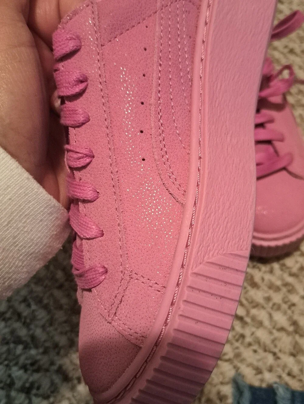 Puma Adult  Platform Reset Sneakers | Platform | Women's Size 6 | Sparkle |